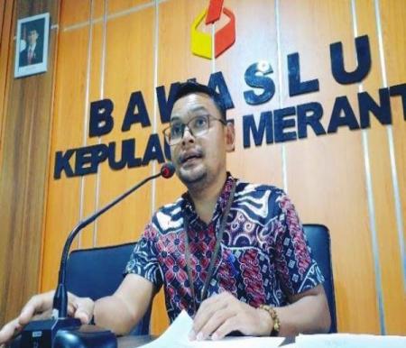Ketua Bawaslu Kepulauan Meranti, Syamsurizal SIP MIP